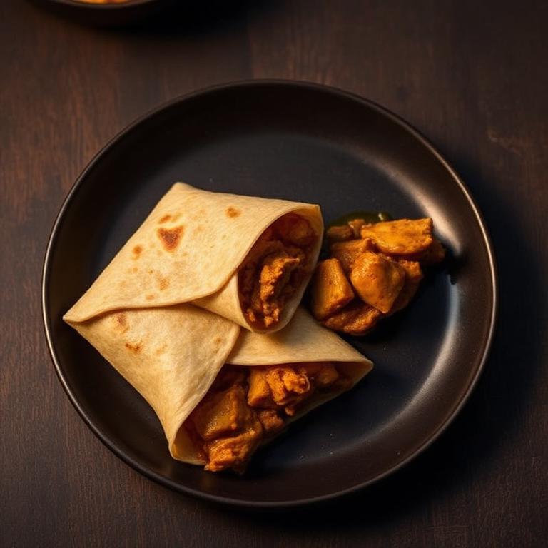 Curry Chicken Roti