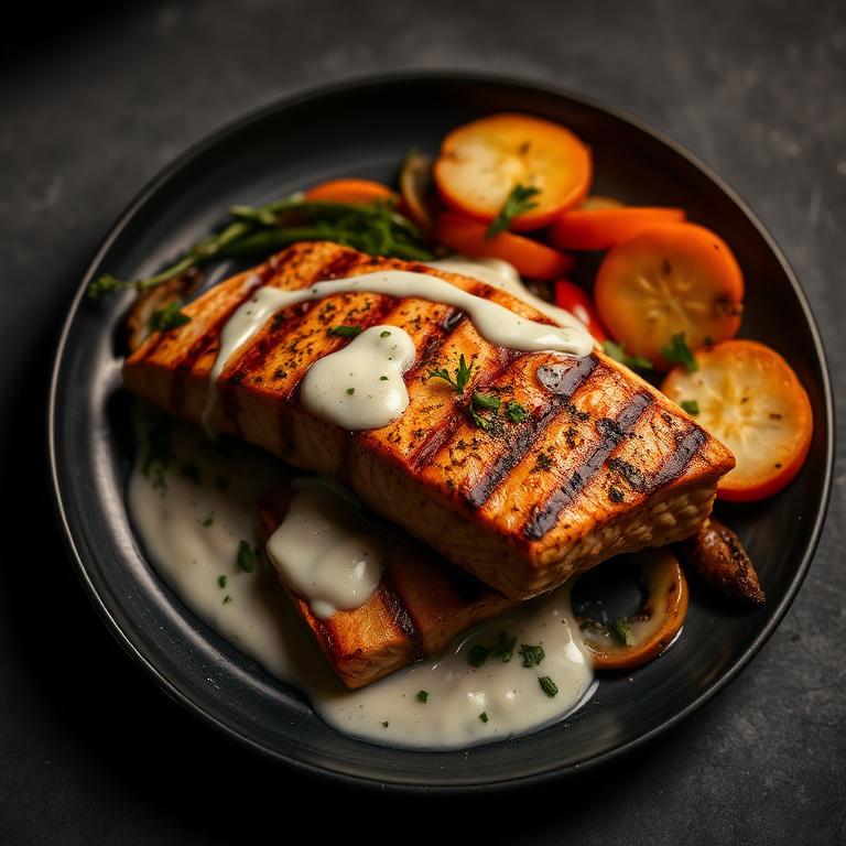 Grilled Coconut Salmon