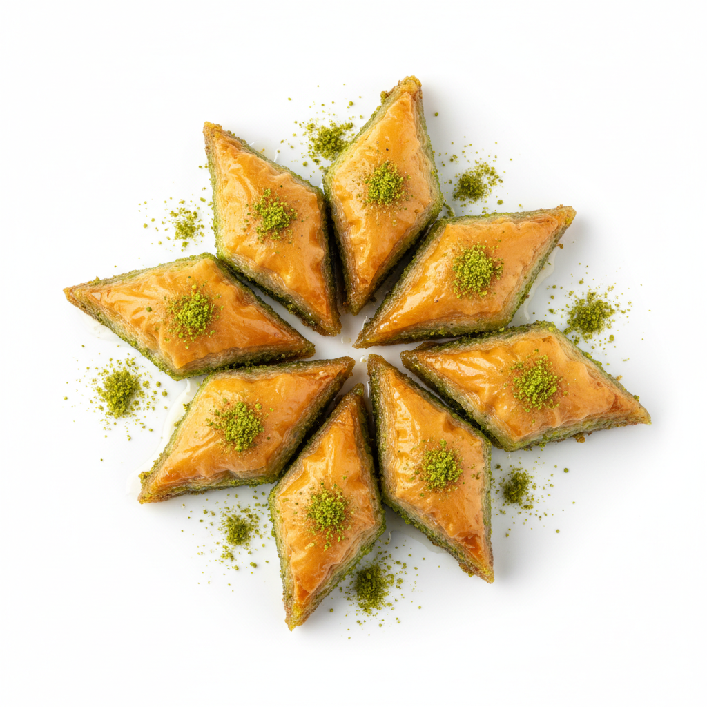 Fıstıklı Havuç Dilimi (Baklava)