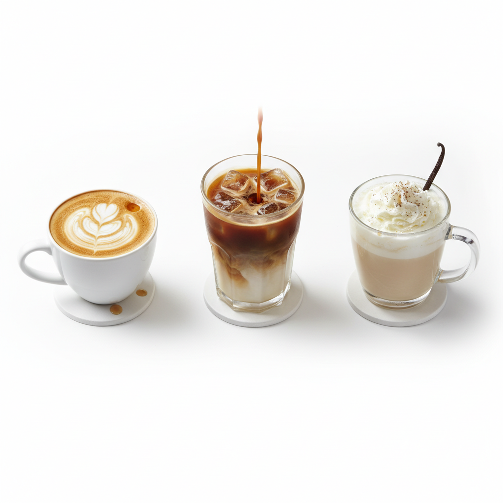 Latte / Iced Latte / Vanilla Latte