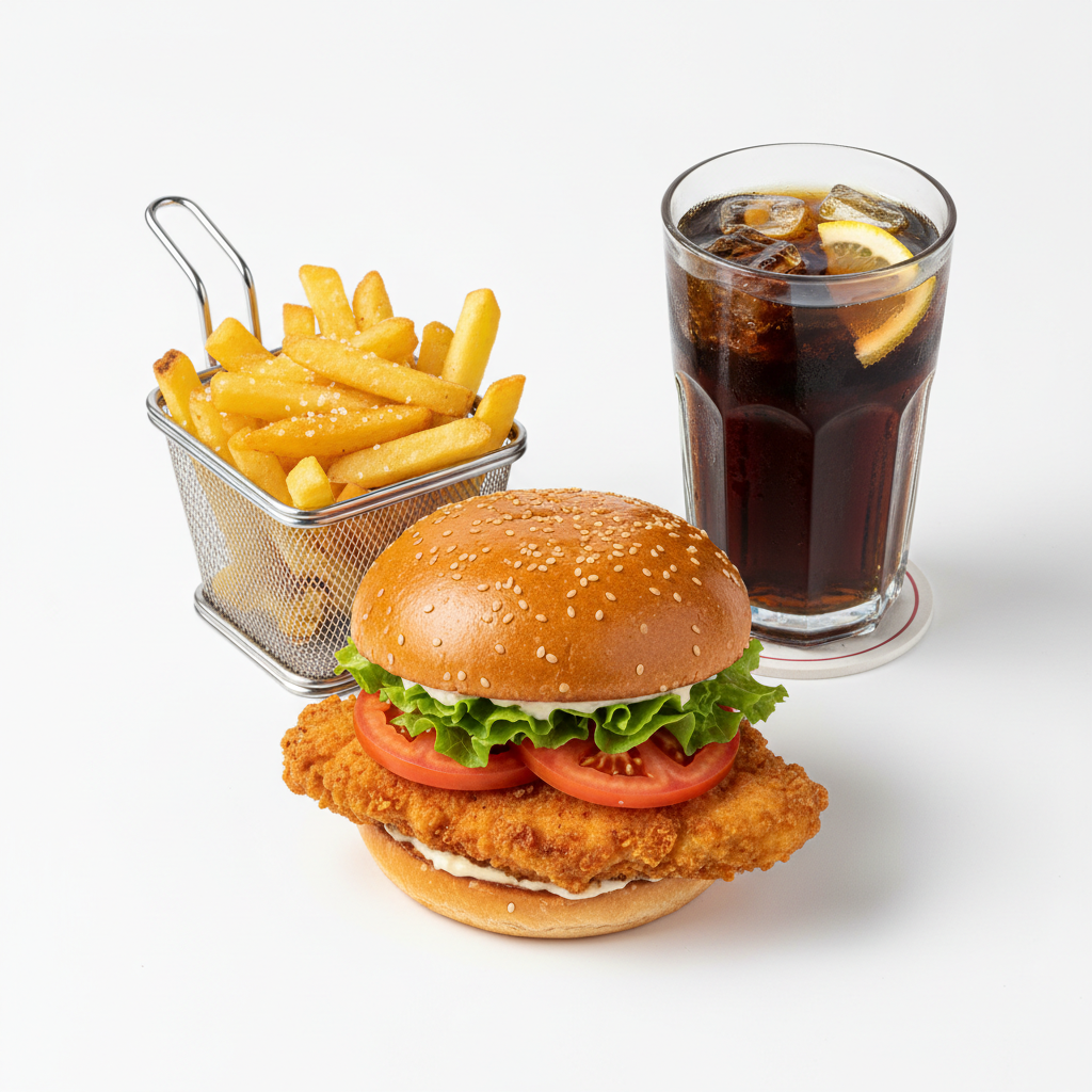 Chicken Burger Combo