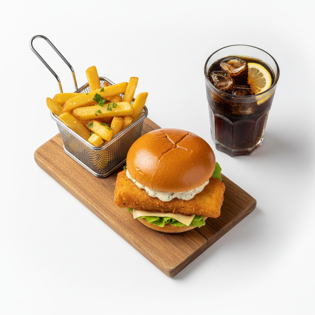 Fish Burger Combo