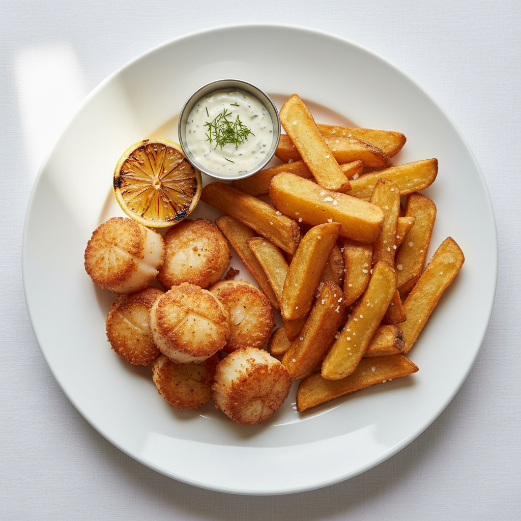 Scallops & Chips