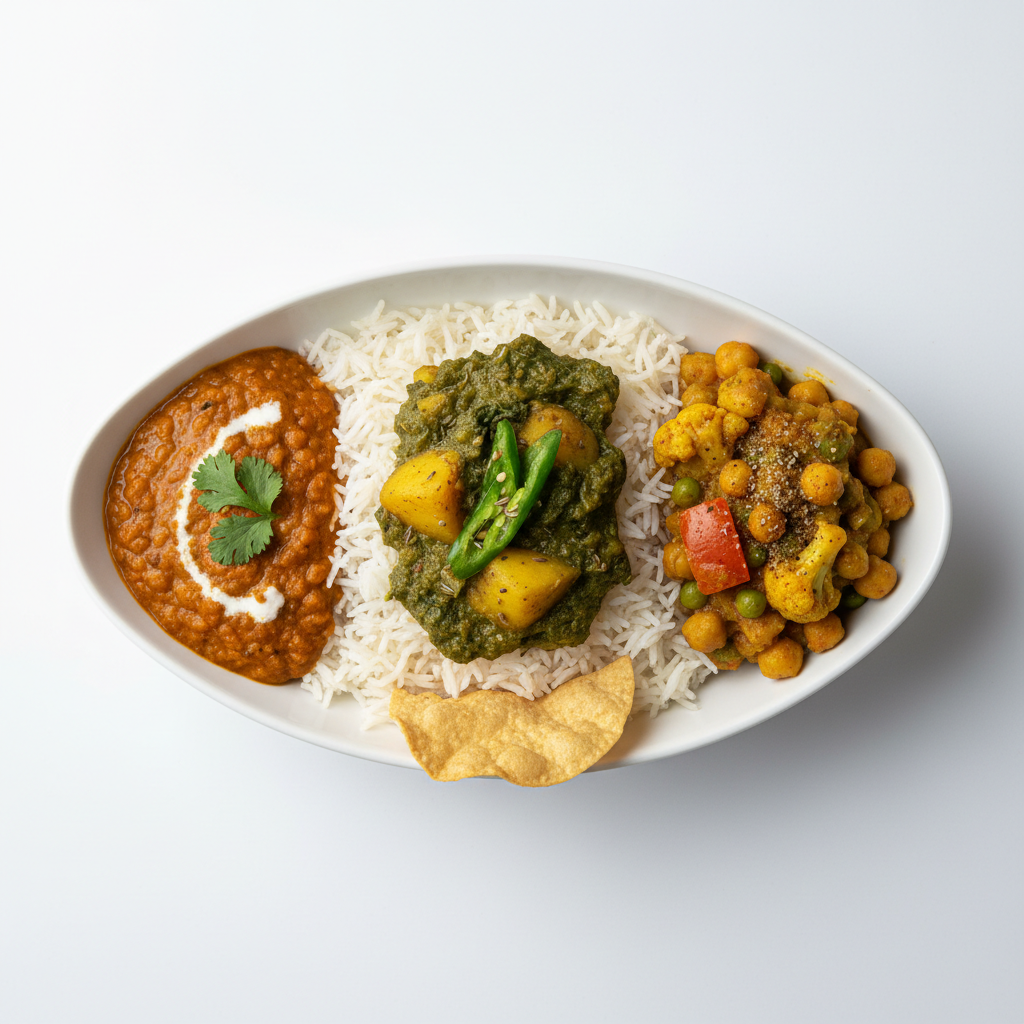 3 Veggie Combo on Rice