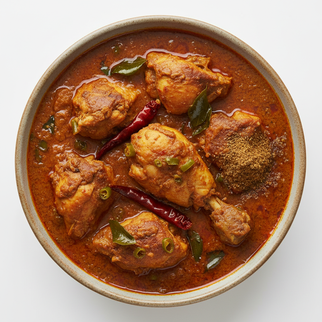 Jaffna Style Chicken Curry (no dairy)