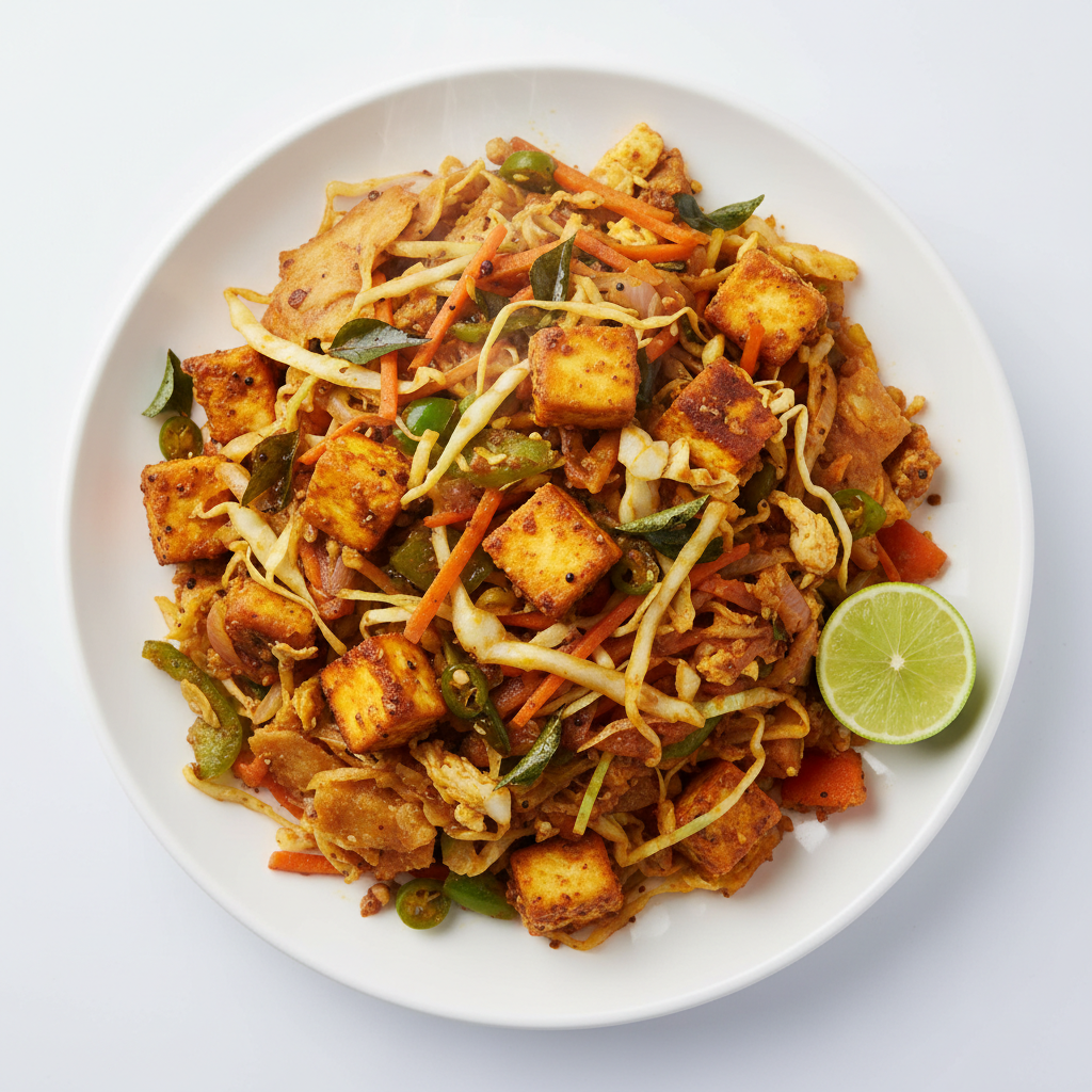 Paneer Tikka Kothu Roti