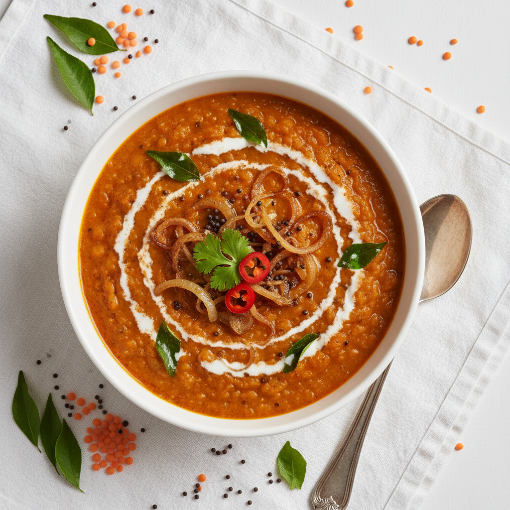 Red Lentil Curry (Dhal)