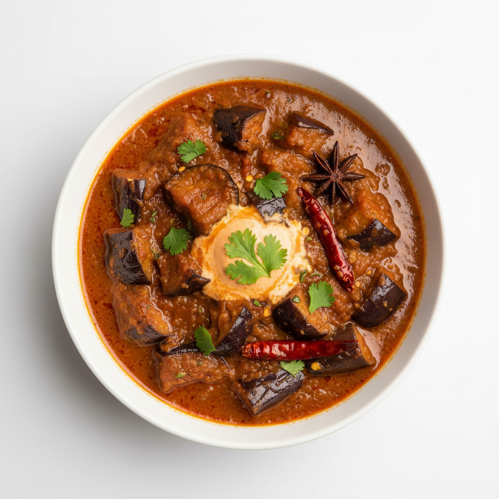 Saffron's Best Seller Caramalized Eggplant Curry ONLY
