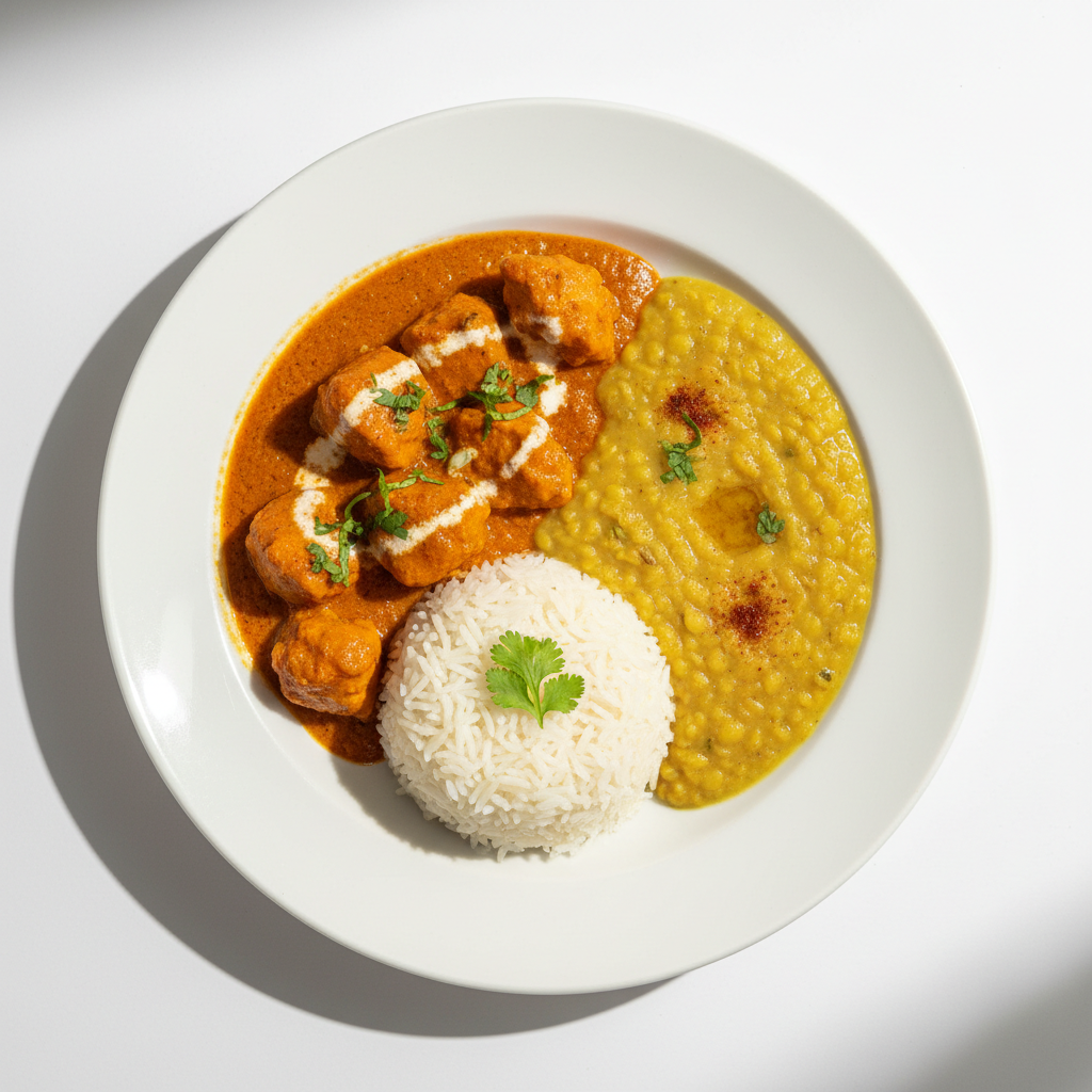 Special Butter Chicken Combo & Dhal with Rice