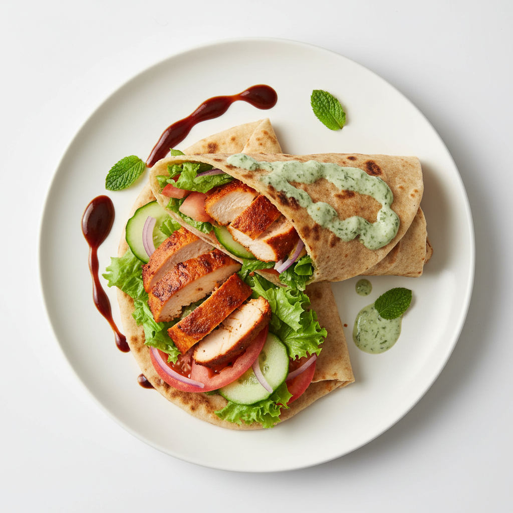 Tandoori Chicken Wrap