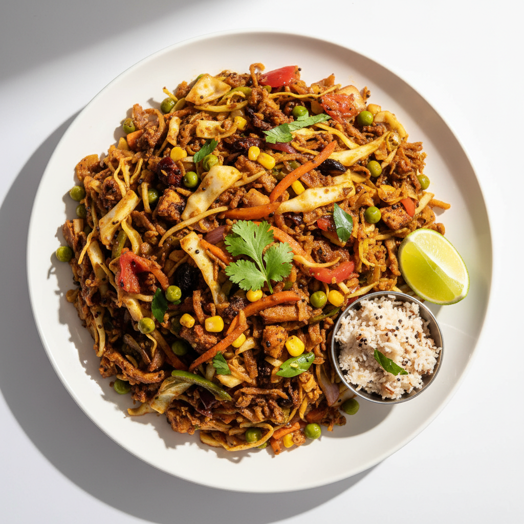 Vegan Kothu Roti