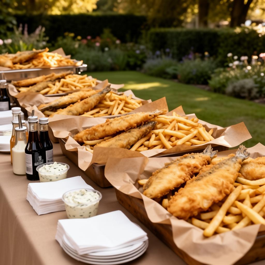 Queen's Fish & Chips catering service