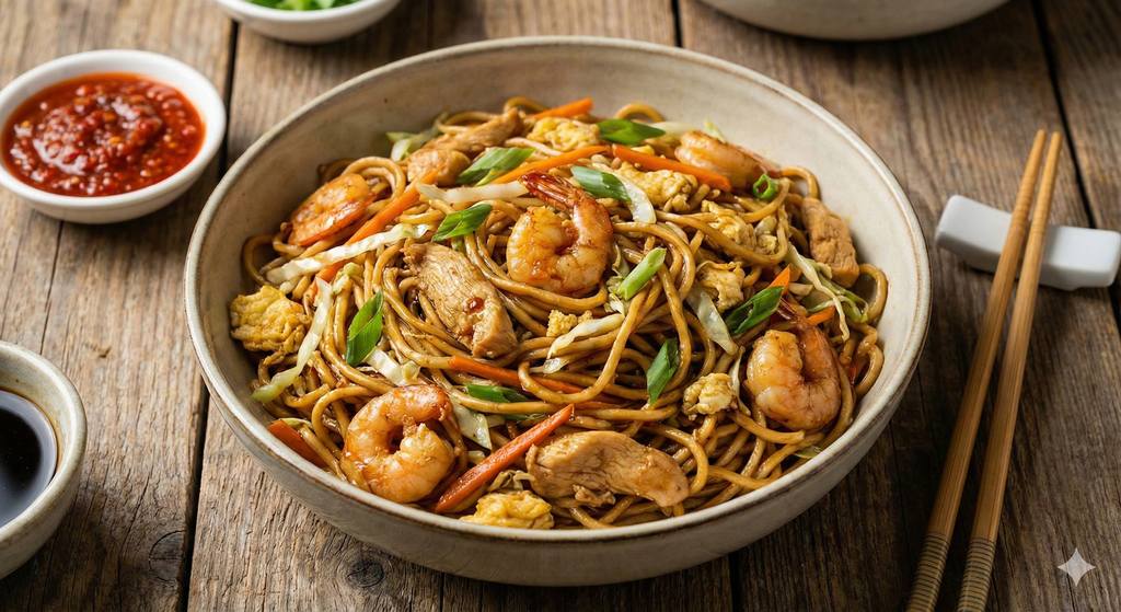 Indo-Chinese Noodles at Hakka Legend in Markham