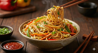 Veg Hakka Noodles