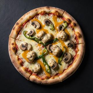 Butter Chicken Pizza