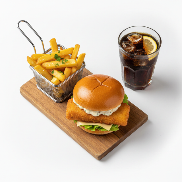 Fish Burger Combo