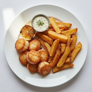 Scallops & Chips