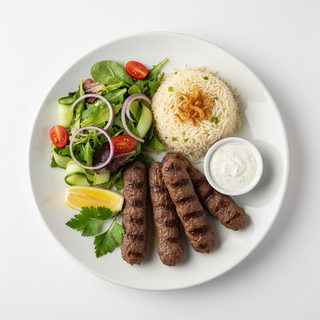 Kafta Kebab Platter